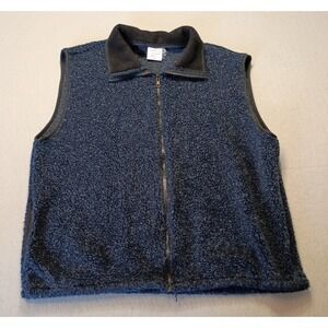 Colorado Timberline Fur Type Vest Mens Size XL Blue/Black With‎ Pockets